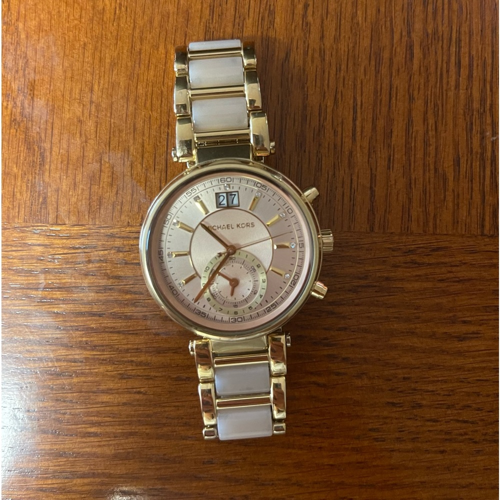 MICHAEL KORS Sawyer rose gold Ladies Watch  MK6360